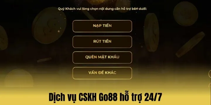 Dịch vụ chuyên nghiệp, nâng tầm trải nghiệm tại Go88