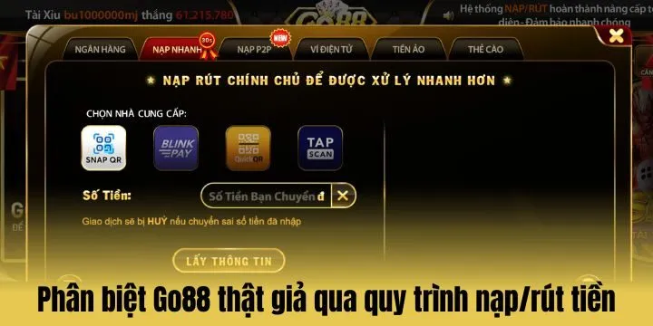 Phân biệt Go88 thật giả qua 05 dấu hiệu dễ thấy