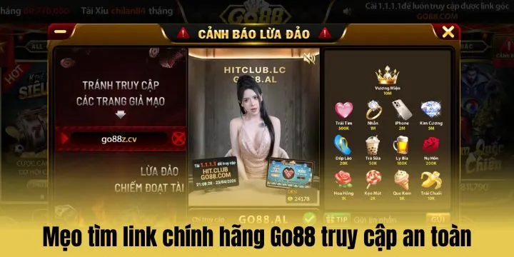 Dấu hiệu phân biệt link Go88 chính hãng & giả mạo