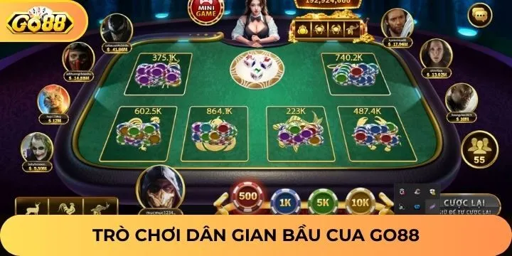 Giới thiệu sơ qua về trò chơi bầu cua Go88