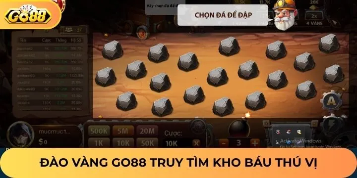 Thế mạnh vượt trội của game đào vàng Go88 cuốn hút