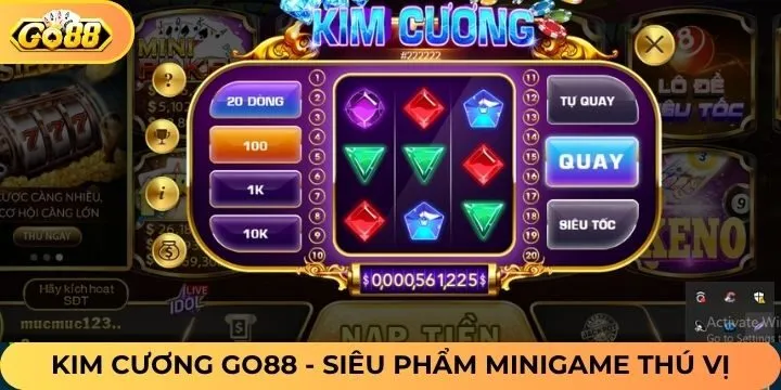 Giới thiệu siêu phẩm giải trí Kim cương Go88