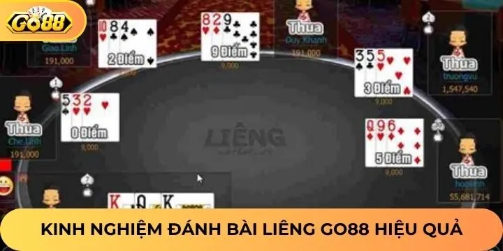 Bật mí các mẹo chơi liêng Go88 thắng cược chắc chắn