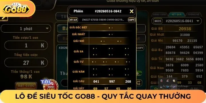 Chi tiết cách cá cược cùng Lô Đề Siêu Tốc Go88