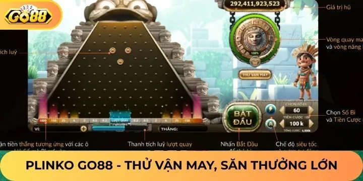 Ưu điểm giúp Plinko Go88 được biết đến nhiều