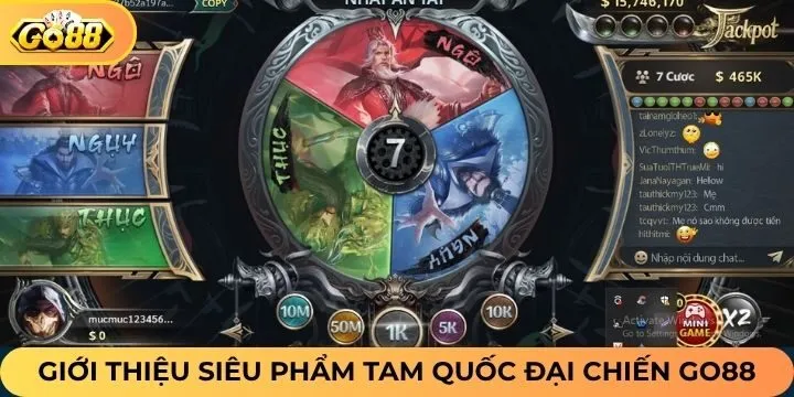 Không nên bỏ lỡ siêu phẩm tam quốc đại chiến Go88